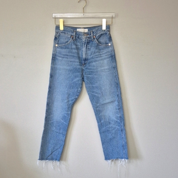 Citizens Of Humanity Denim - Wilfred X Citizens Of Humanity Liv Straight Crop, Size 24